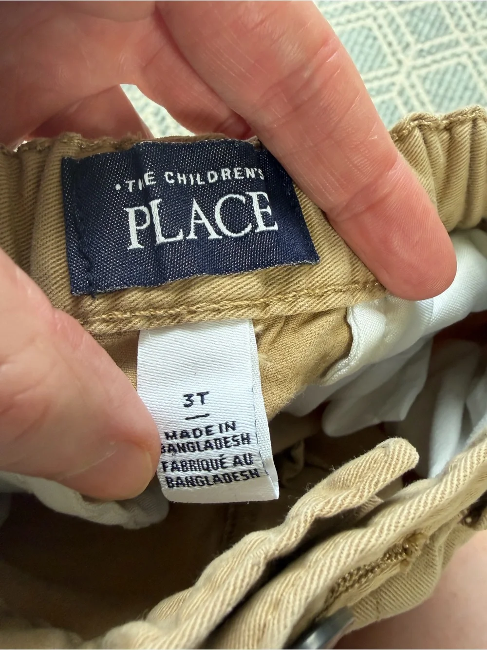 The Children's Place Boys Tan Straight Leg Pants